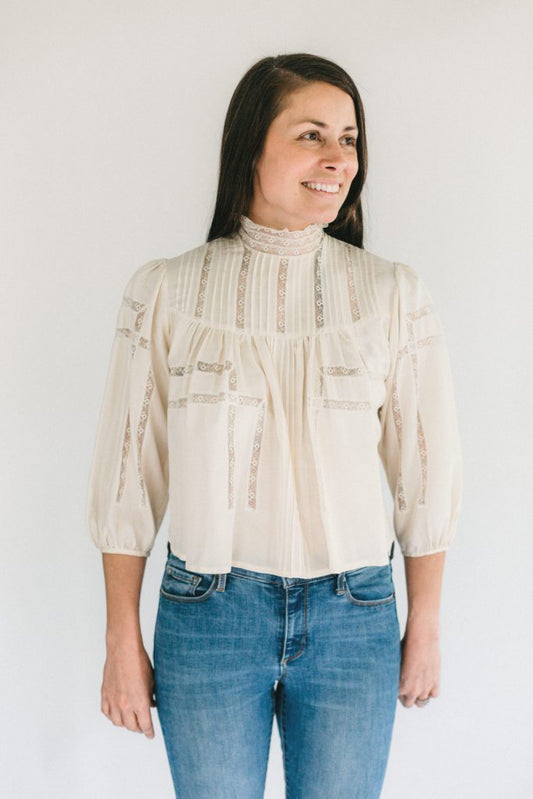 Folkwear 205 Gibson Girl Blouse - Printed copy shop (+£7.00)