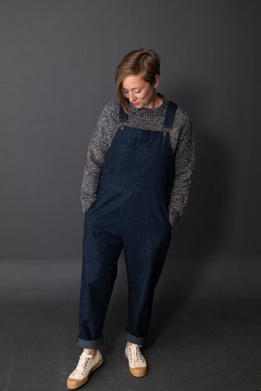 Merchant & Mills Harlene Dungarees (18 - 28) - Printed copy shop (+£7.00)