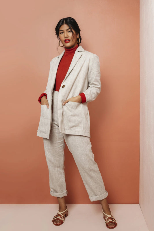 Friday Pattern Company Heather Blazer - Printed copy shop SIZES XS - XXL (+£7.00)
