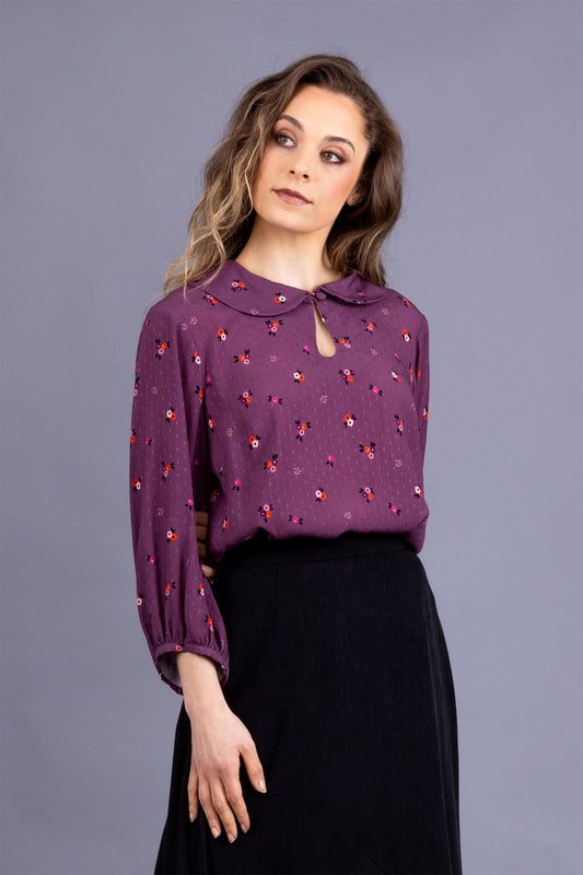 Forget-me-not Patterns Helmi Blouse - Printed copy shop SMALL BUST (+£7.00)