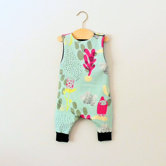 Elemeno Patterns Baby/Child Hipster Romper - Printed copy shop (+£5.00)