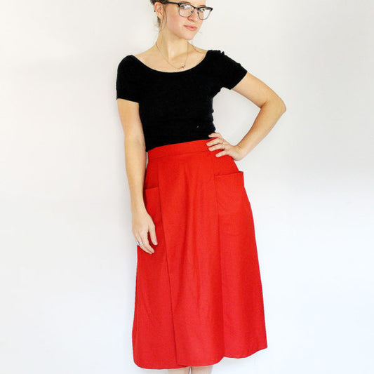 Amy Nicole Patti Pocket Skirt - Printed copy shop SIZES 22 - 32 (+£7.00)