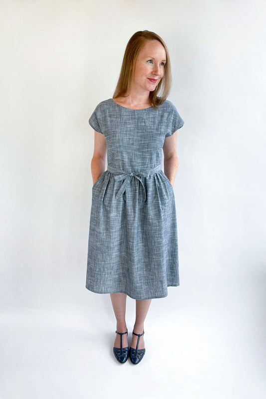 Jennifer Lauren Handmade Isla Wrap Dress (SIZES 6-24 / A-D CUPS) - Printed copy shop (+£7.00)