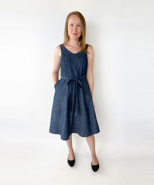Jennifer Lauren Handmade Jade Wrap Dress