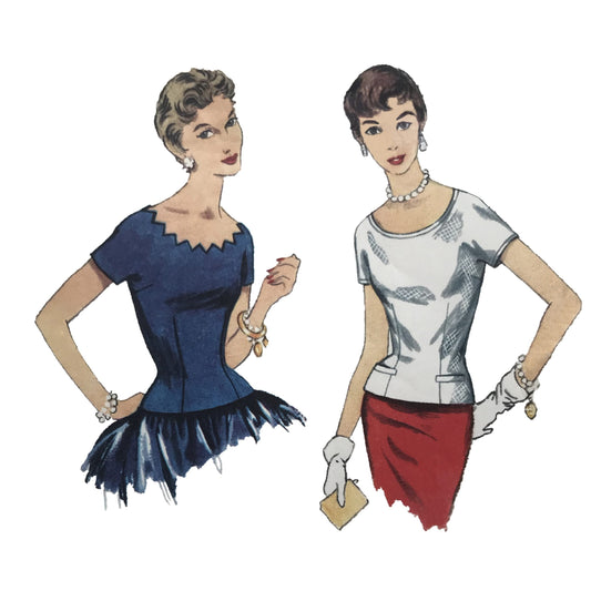 Sew La Di Da Vintage Jewel Blouse - Printed copy shop (+£7.00)