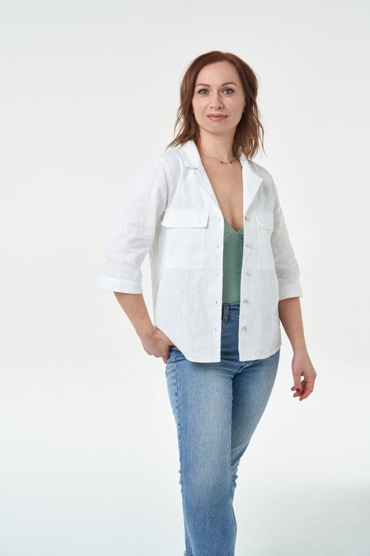 Sew Over It Jodie Shirt - Printed copy shop SIZES 6 - 20 (+£7.00)