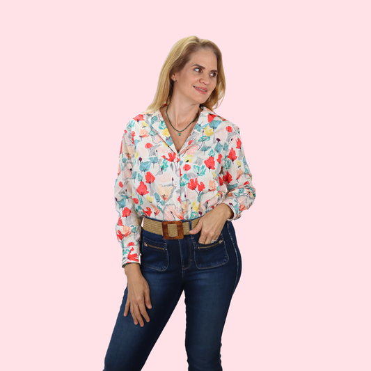 Sirena Patterns Juany Shirt - Printed copy shop (+£7.00)