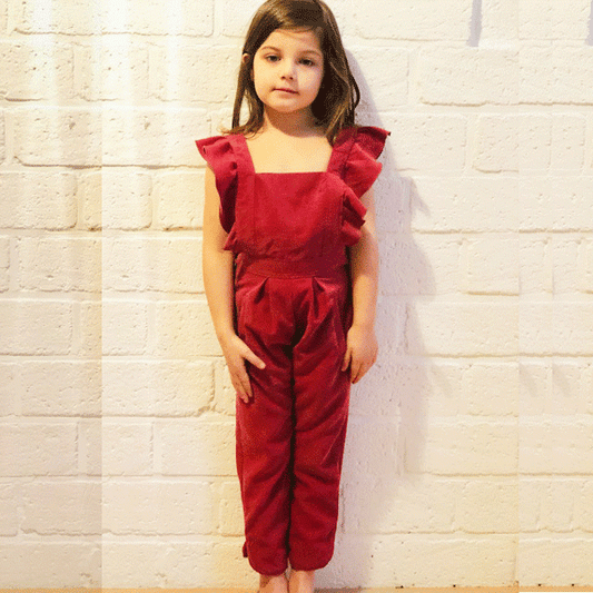 You Made My Day Children's 19th of January Ruffles Overall Pants - Printed copy shop (+£7.00)