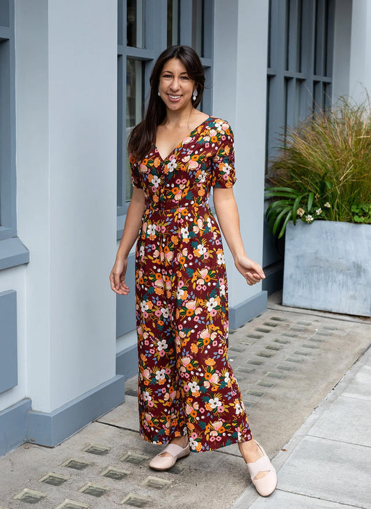 Nina Lee Kewbello Jumpsuit (16 - 28) - Printed copy shop (+£7.00)