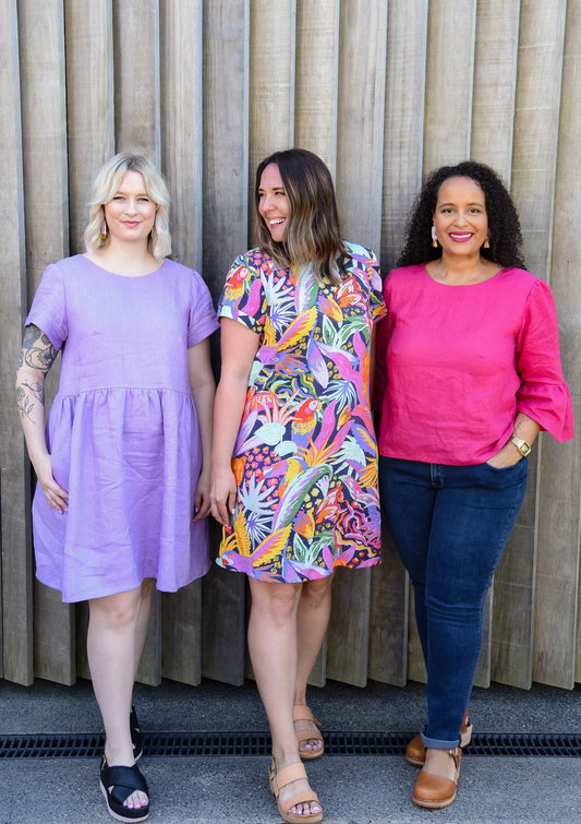 Sew to Grow Lanti Swing Dress - Printed copy shop (+£7.00)