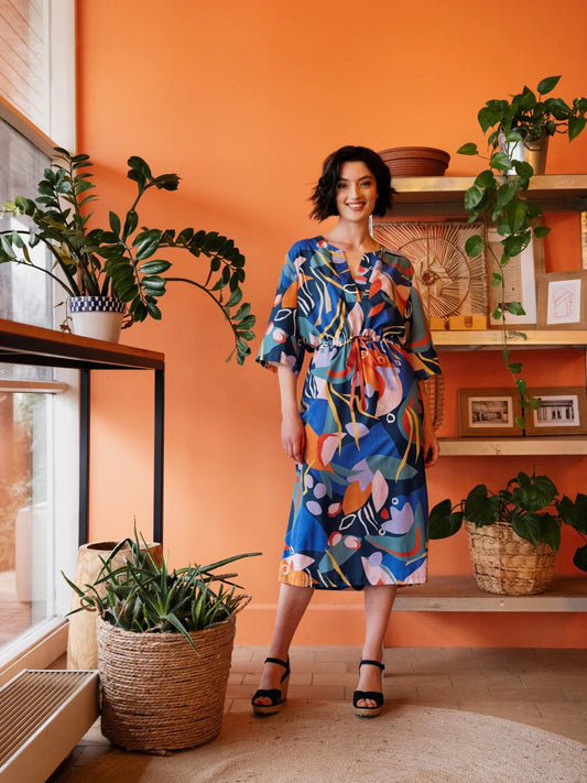 Atelier Jupe Lynn Caftan Dress and Blouse - Printed copy shop (+£7.00)