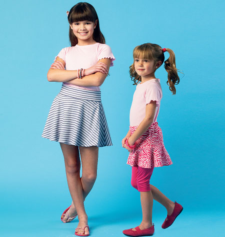 McCalls Child/Teen Skorts M6918
