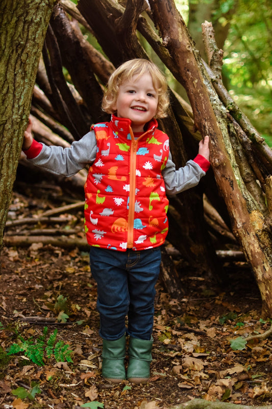 Waves & Wild Baby/Child Hygge Vest - Printed copy shop (+£5.00)