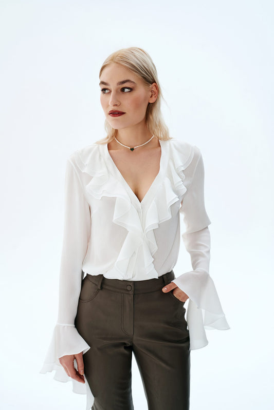 Vikisews Mallory Blouse Height 4 - Printed copy shop (+£7.00)