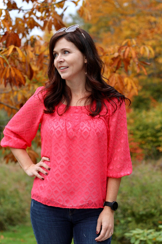 Blue Dot Patterns Margo Blouse - Printed copy shop (+£7.00)