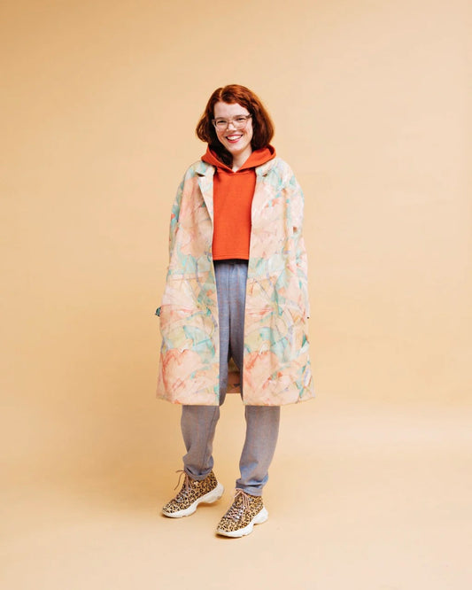 Melilot Marte Coat - Printed copy shop (+£7.00)