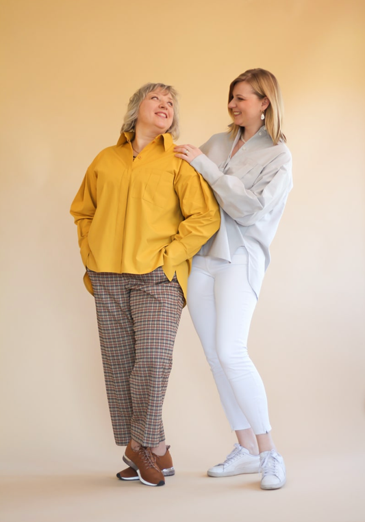 Lenaline Patterns Misha Shirt (Sizes 46-56 / Height 162-168 cm) - Printed copy shop (+£7.00)