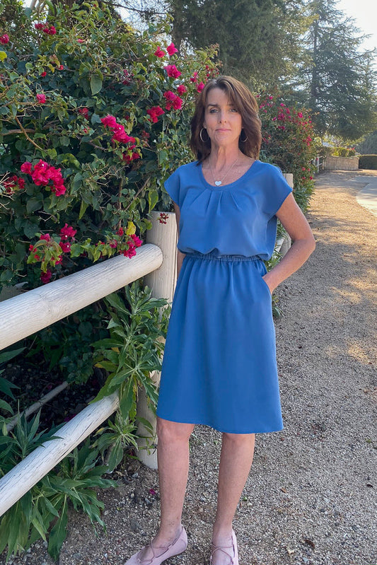 Blue Dot Patterns Morrison Top and Dress - Printed copy shop (+£7.00)