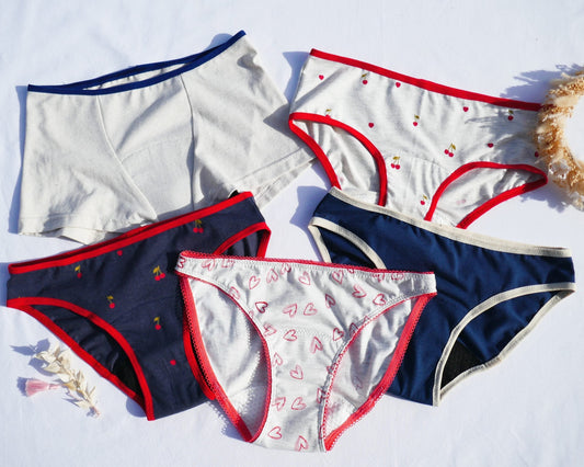 Petits D'om Muun Period Underwear - Printed copy shop (+£5.00)
