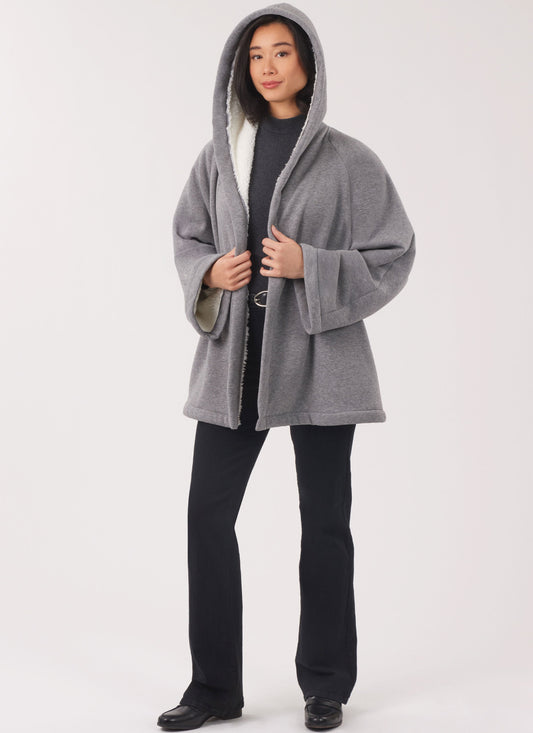New Look Misses' Coat in Two Lengths and Jacket N6811