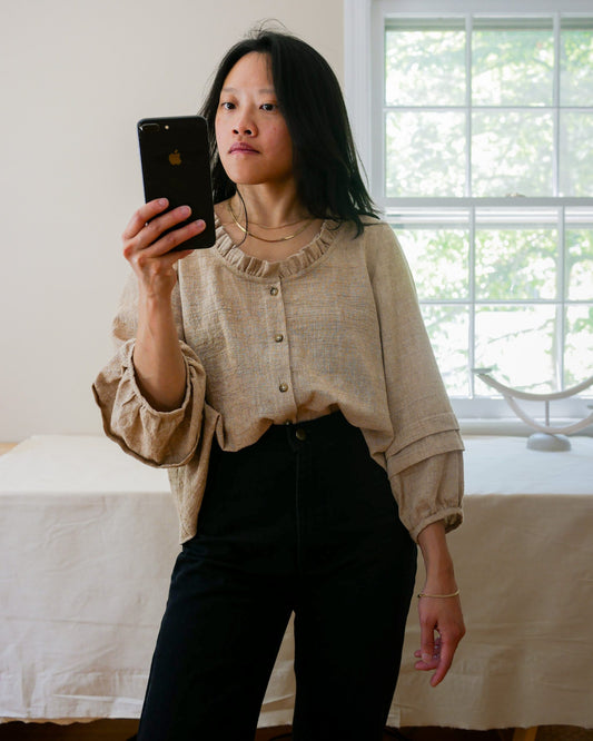 Vivian Shao Chen Nepheline Blouse - Printed copy shop SIZES 1-9 / B CUP (+£7.00)