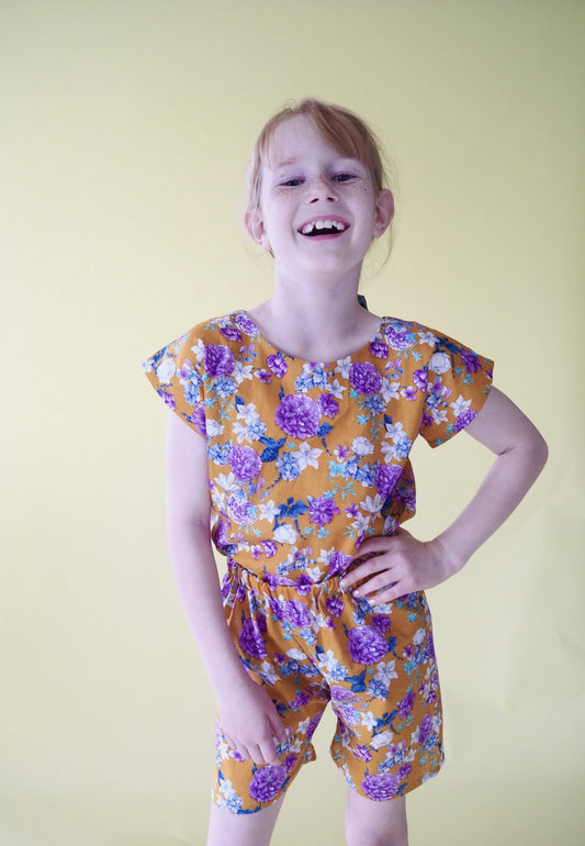 Melilot Baby/Child Mini Noobi Top and Shorts - Printed copy shop (+£5.00)