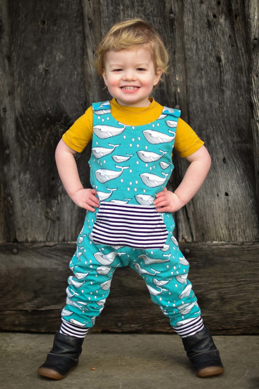 Waves & Wild Baby/Child Over It Alls - Printed copy shop (+£7.00)