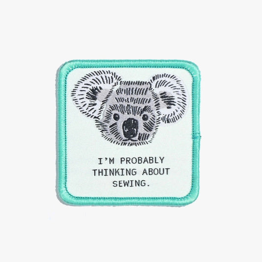 Kylie & The Machine 'I'm Probably Thinking About Sewing' Patch