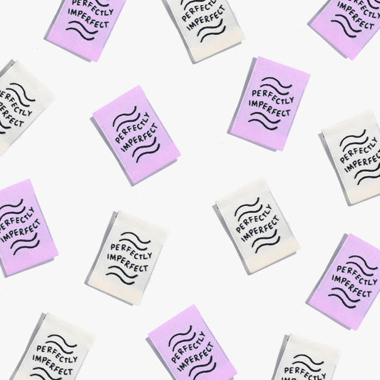 Kylie & The Machine 'Perfectly Imperfect' Woven Labels