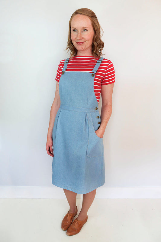 Jennifer Lauren Handmade Pippi Pinafore (16 - 34) - Printed Copy Shop (+£7.00)