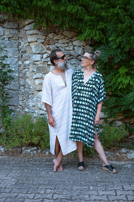 Christine Haynes Unisex Piqu Lounge Tunic - Printed copy shop (+£7.00)