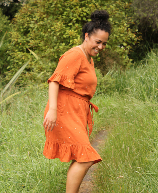 Below the Kōwhai Pōhutukawa Dress