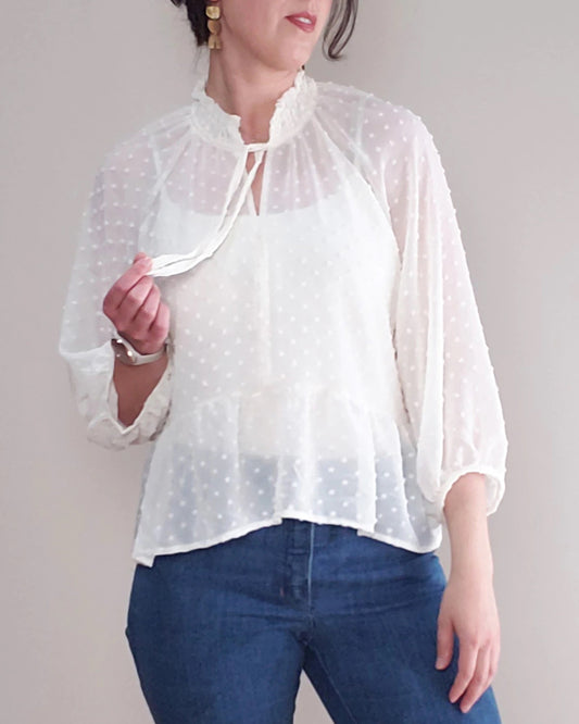 Pattern Scout Poppy Blouse - Printed copy shop B CUP (+£7.00)