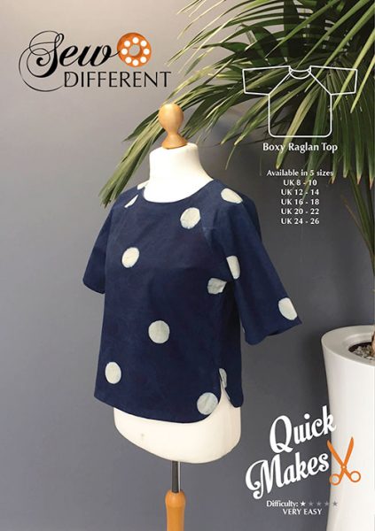 Sew Different Boxy Raglan Top