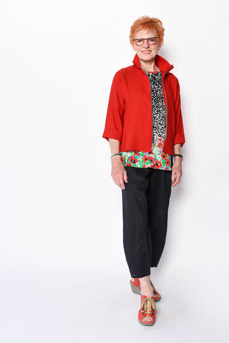 The Sewing Workshop Quincy Top or Jacket - Printed copy shop SIZES 1X - 3X (+£7.00)