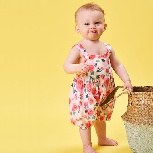 Poppy & Jazz Babies' Raspberry Romper - Printed copy shop (+£5.00)