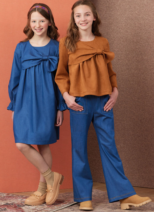 Simplicity Child/Teen Top, Dress & Trousers S3015