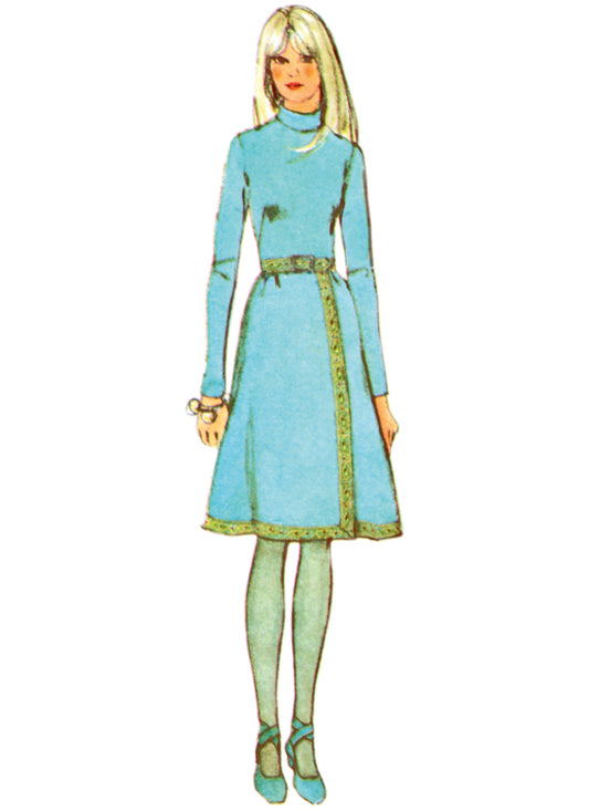 Simplicity Vintage Dress & Scarf S3017