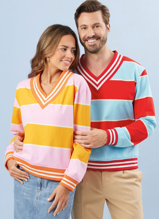 Simplicity Unisex Knit Vest Tops S3040