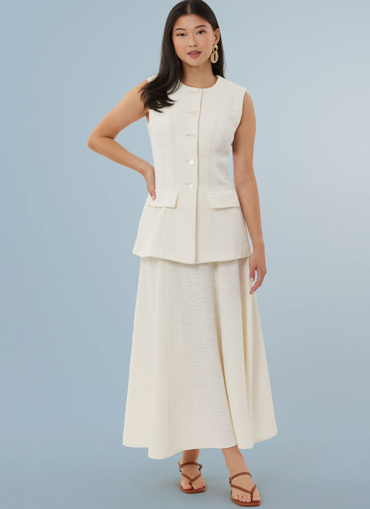 Simplicity Vest, Skirt and Trousers S3108