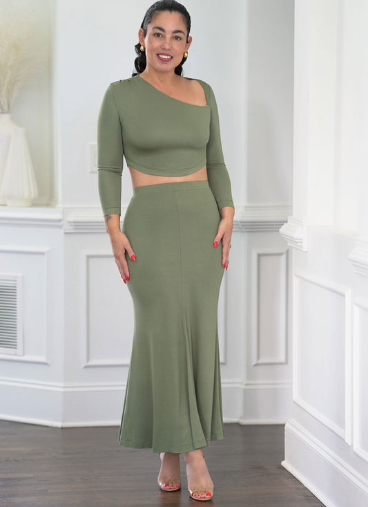 Simplicity Knit Top and Skirt by Mimi G Style S3140