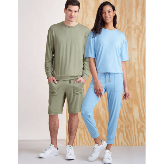 Simplicity Top, Trousers and Shorts S9337