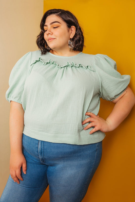 Friday Pattern Company Sagebrush Top - Printed copy shop (+£7.00)