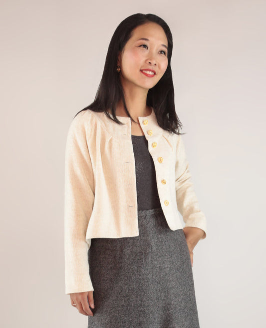 Itch to Stitch Salamanca Cropped Jacket - Printed copy shop (+£7.00)