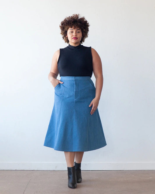 True Bias Salida Skirt (0 - 18) - Printed copy shop (+£7.00)