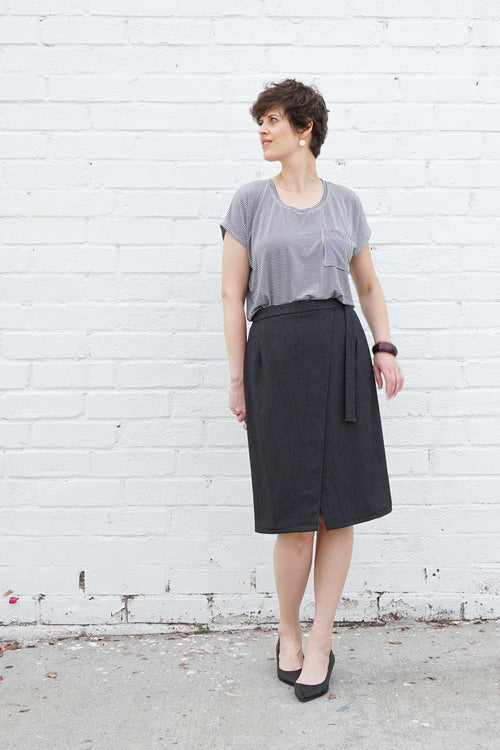 Sew DIY Nita Wrap Skirt - Printed copy shop (+£7.00)