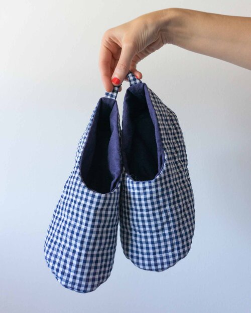 Sew DIY Unisex Quilted Slippers