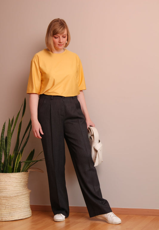 Lenaline Patterns Stas Trousers (Sizes 46-56 / Height 170-176 cm) - Printed copy shop (+£7.00)