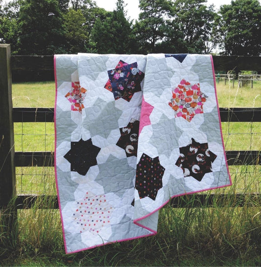 Lou Orth Designs Suncatcher Stars Quilt PDF