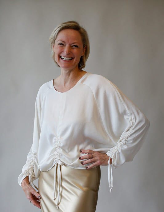 The Maker's Atelier Tie Detail Top